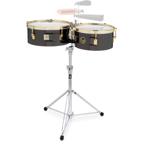 Latin Percussion LP1416-R Fausto Cuevas 14" & 16" Timbales Timbales niquelados en negro