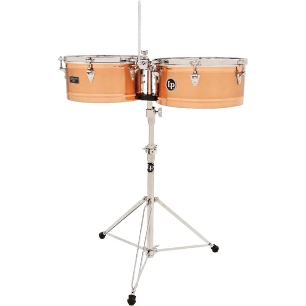 Latin Percussion LP1314-GIO Giovanni 13" & 14" Timbales Timbales con concha de bronce