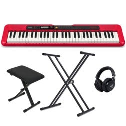 Casio CT-S200 Casiotone Red pack débutant clavier Basic