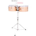 Latin Percussion LP255-BZ Tito Puente 12" & 13" Timbales En versión bronce
