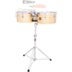 Latin Percussion LP255-B Tito Puente 12" & 13" Timbales latón con soporte y mango de cencerro