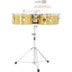 Latin Percussion LP256-B Tito Puente 13" & 14" Timbales Timbales de latón con afinación tradicional