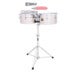 Latin Percussion LP256-S Tito Puente 13" & 14" Timbales Timbales de acero inoxidable con afinación tradicional