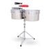 Latin Percussion LP258-S Tito Puente 15" & 16" Timbales Timbales cromados con afinación tradicional