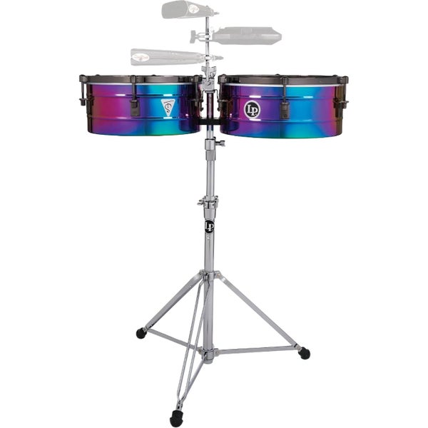 Latin Percussion LP257-TS Tony Succar 14" & 15" Timbales con acabado Rainbow Chrome