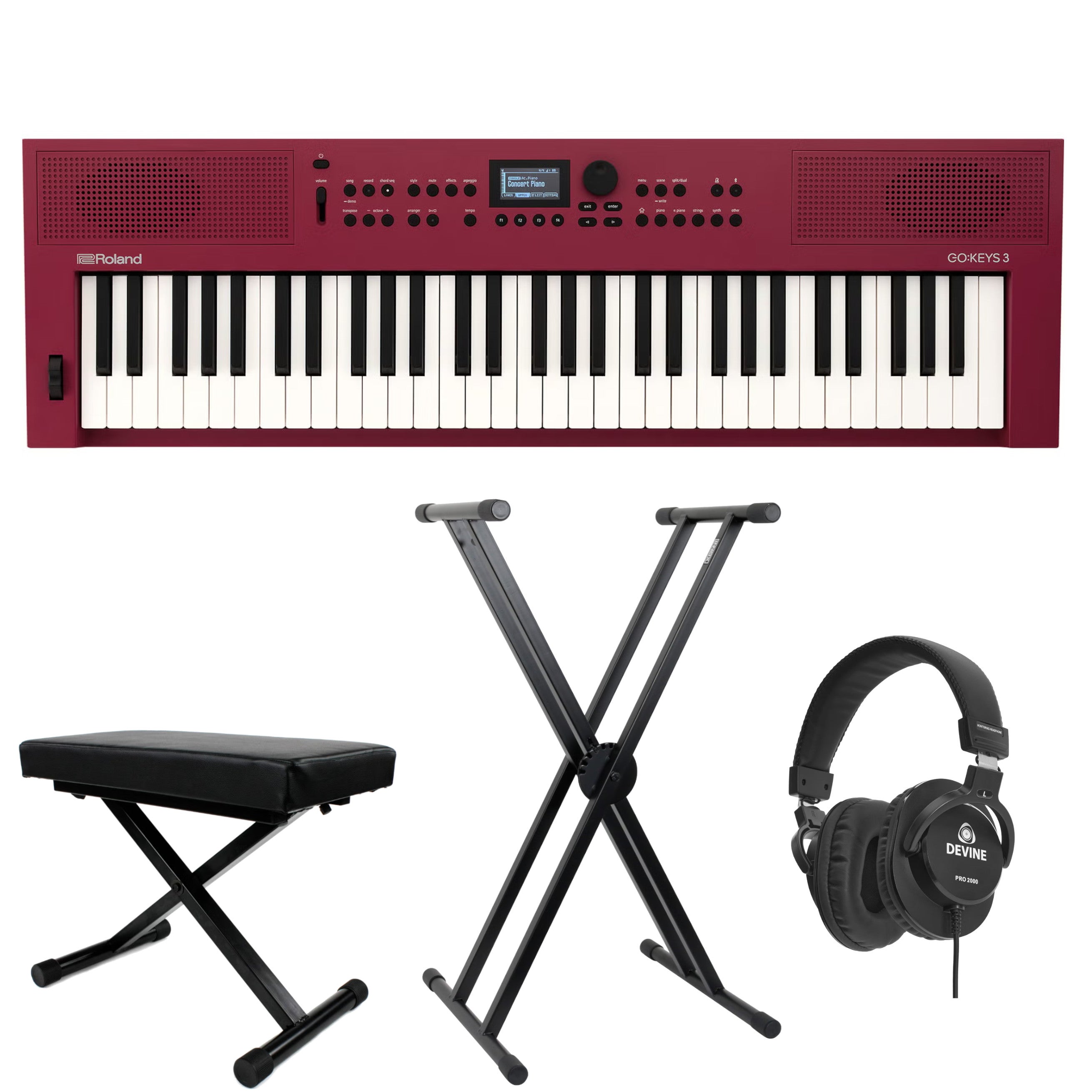 Roland GO:KEYS 3 RD keyboard starter set Deluxe | Bax Music