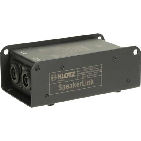 Klotz LSV1824 SpeakerLink speaker distribution system speakON 8p M - 2x speakON 4p M