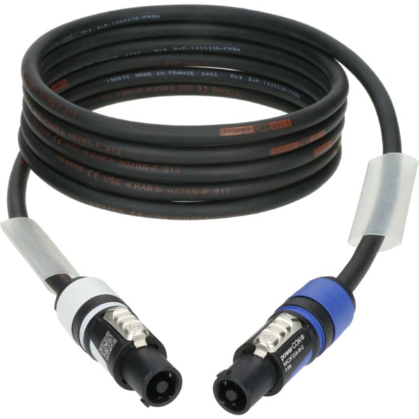 Klotz PT1-BA-0300 TITANEX H07RN-F power cable 3G 1.5 mm² powerCON B/A 30 meter