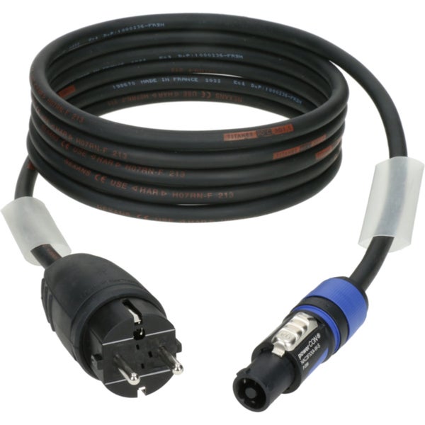 Klotz PT1-GA-0030 TITANEX H07RN-F power cable 3G 1.5 mm² Schuko - powerCON A 3 metres