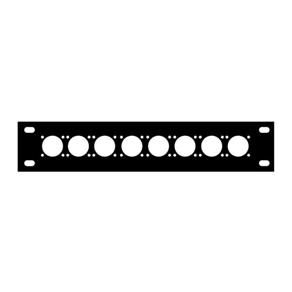 Audio Metalz patchpanel 2HE para  8 schuko
