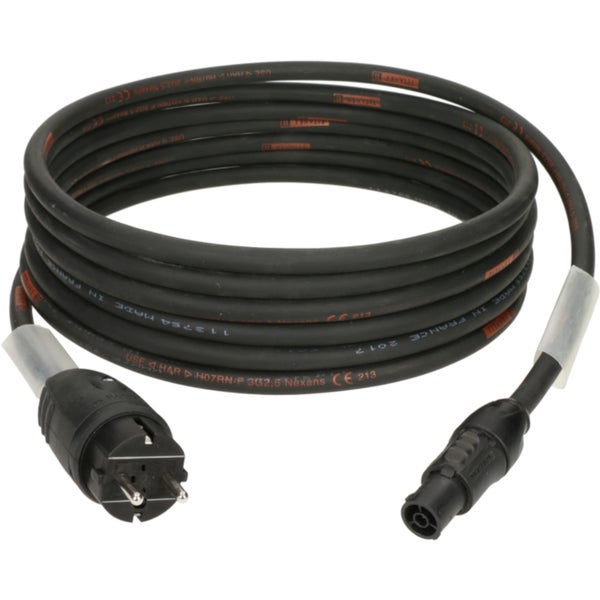 Klotz PT2-NFG0100 TITANEX H07RN-F power cable 3G 2.5 mm² Schuko - powerCON TRUE1 10 meter
