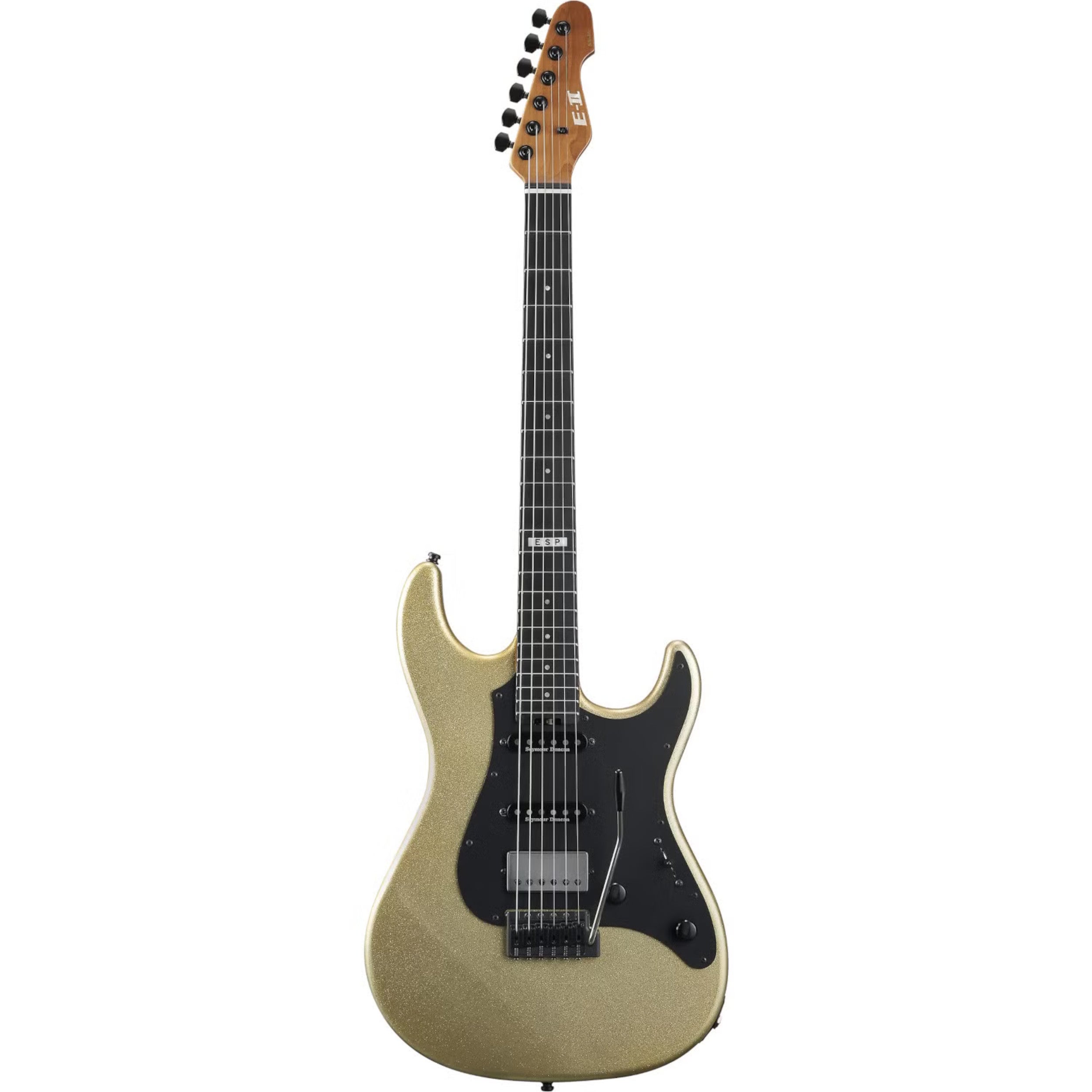Snappers Musical Instruments ESP E-II Snapper SN-III Flicker Champagne Gold Satin guitare | Bax Music