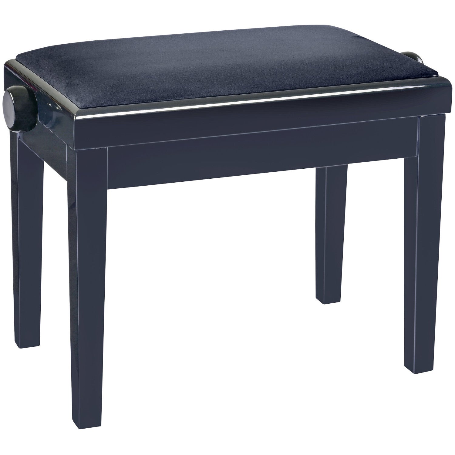 Konig & Meyer 13975 Piano bench svart högglans, säte svart | Bax Music