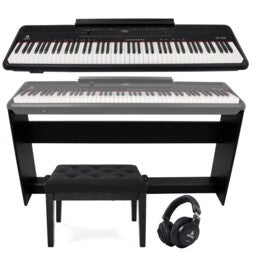 Fazley DP-250-BK pack débutant Piano Deluxe