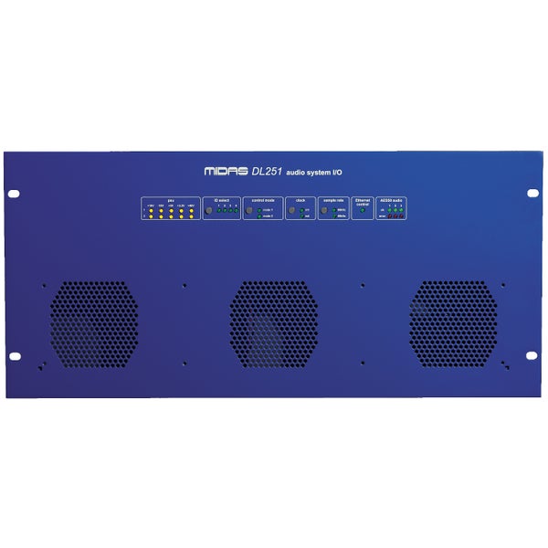 Midas DL251 panel de conexiones con 48 entradas y 16 salidas AES50