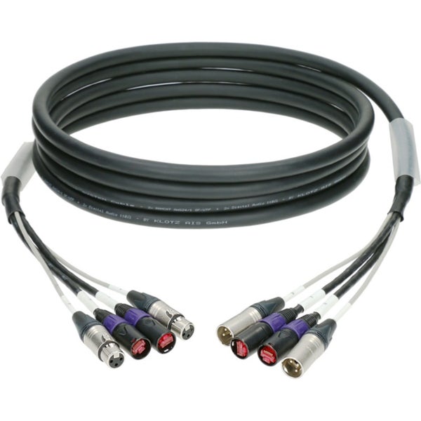 Klotz RCMEE010 10m 2xCAT+2xaudio system cavo combinato