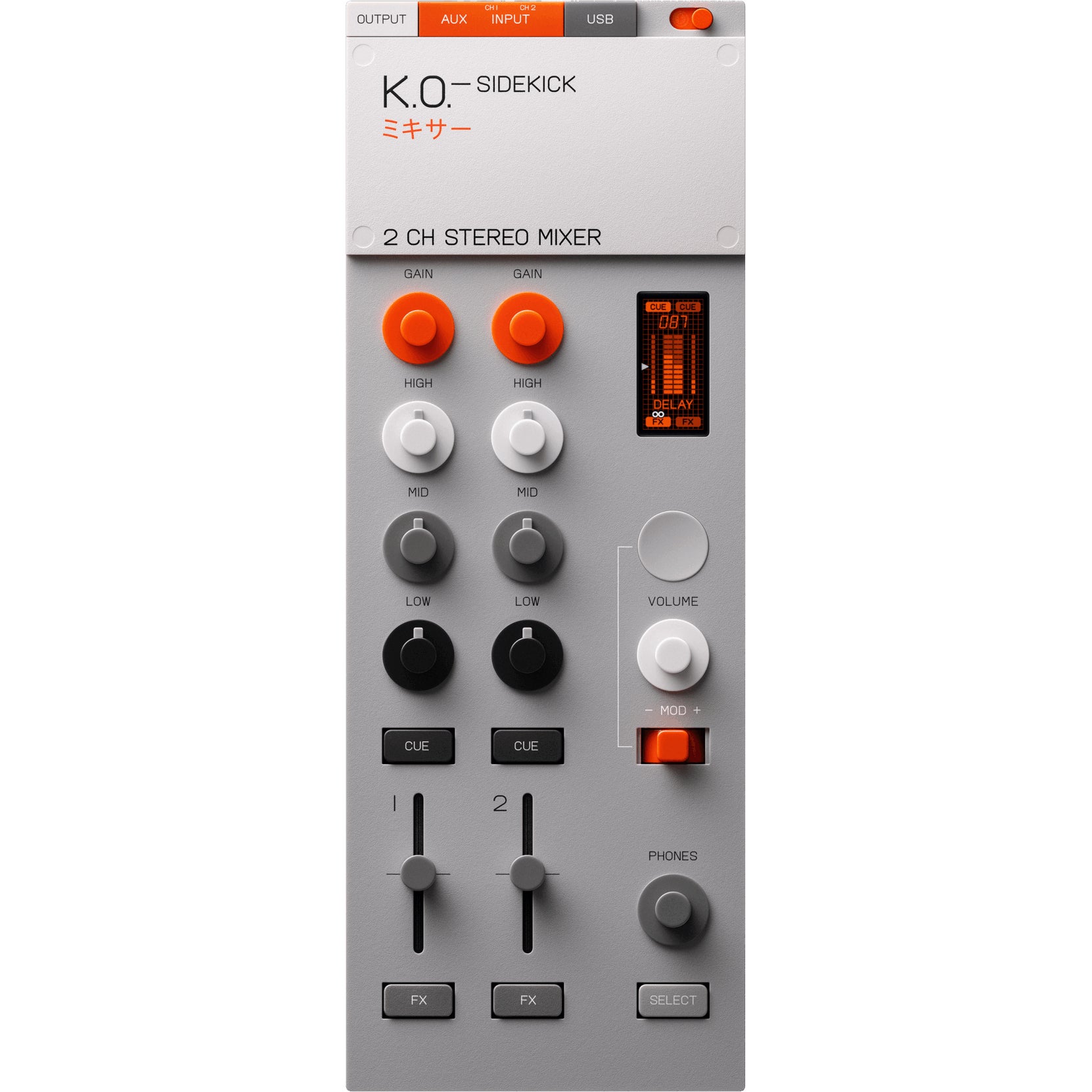 Teenage Engineering EP-136 K.O. Sidekick table de mixage lig | Bax Music