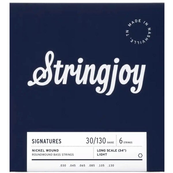 Stringjoy Signature Series SJ-BA30130LS Electric Bass Nickel 30-130 set of electric bass strings
