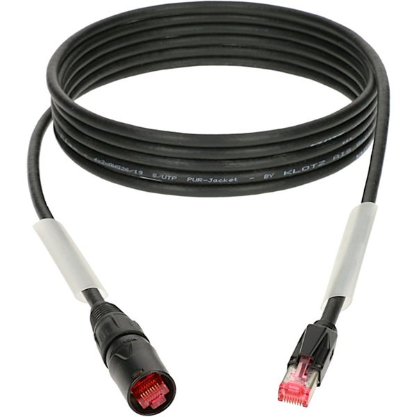 Klotz RC5ER200B RAMCAT5 cable black Cable UTP