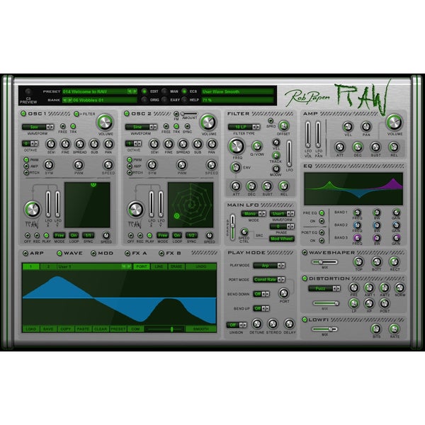 Rob Papen Raw mjukvarusynt