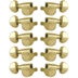 Grover 210G Pedal Steel Guitar Machine Heads, 5 + 5 - Gold mecanismos de la pedal steel