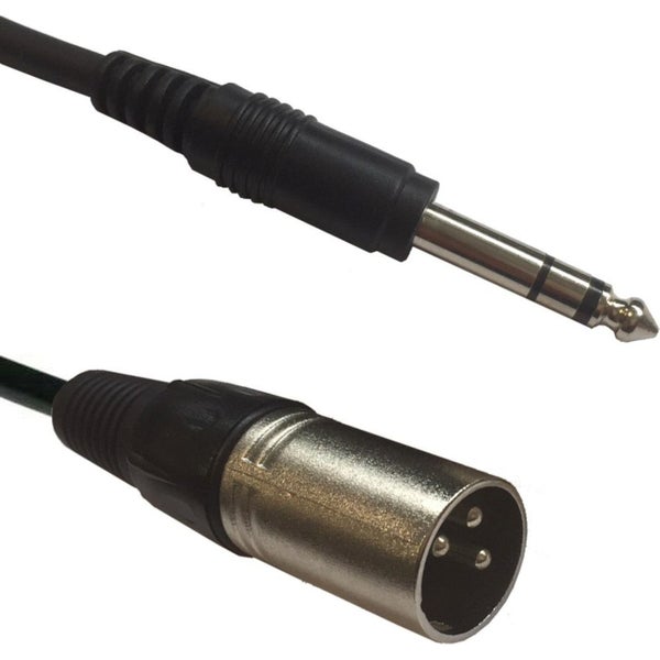 ADJ AC-XM-J6S/3 XLR male to 6,3 Jack Stereo Câble adaptateur XLR-jack