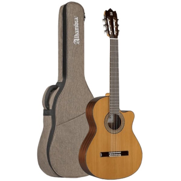 Alhambra Estudio 3 C CT E1 Guitarra clásica electroacústica con funda
