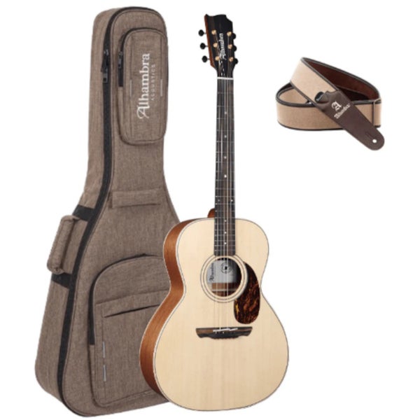 Alhambra Conservatorio A00-SkSp E9 Guitare Folk Électro-Acoustique + Housse