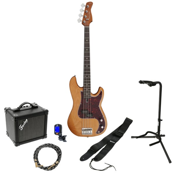 Sire Marcus Miller P5R 4-String Natural elektrische basgitaar starterset