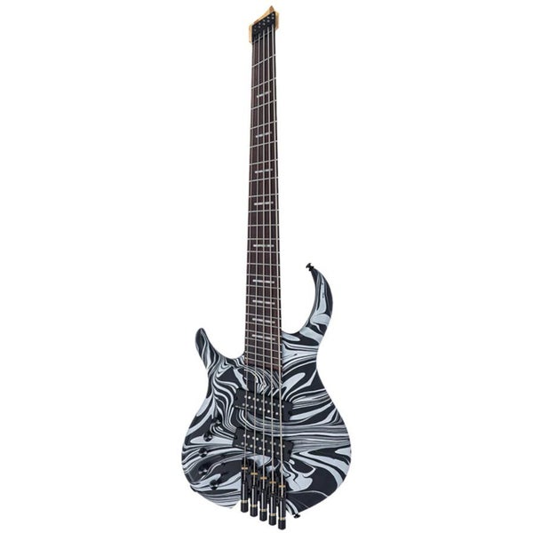 Sire Marcus Miller M6H 5L Black Swirl basse électrique pour gauchers avec housse