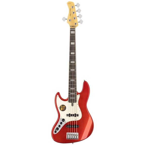 Sire Marcus Miller V7+ A5L Bright Metallic Red linkshandige 5-snarige elektrische basgitaar