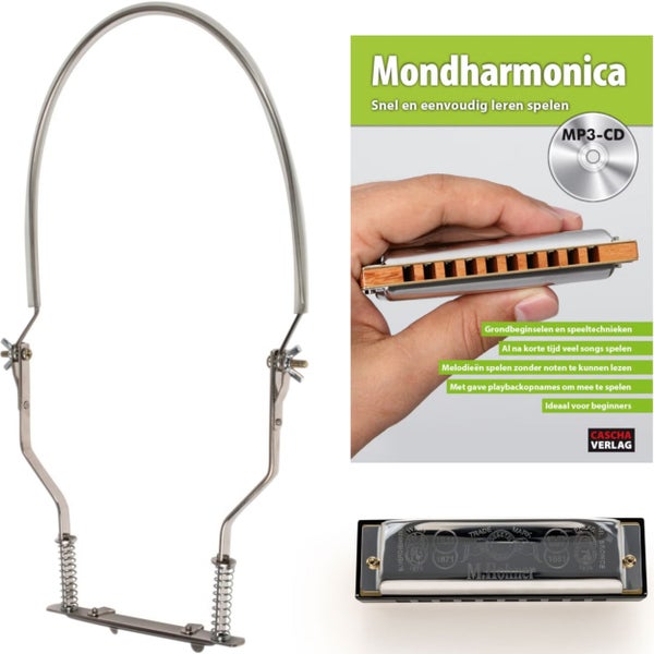 Hohner Special 20 Progressive, C mondharmonica starterset met boek