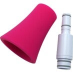 Nuvo Kit "Straighten Your jSax" White/Pink Straight Kit de conversión para jSax recto, blanco y rosa