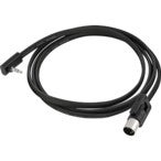 RockBoard Flat Mini-TRS to FlaX Midi Type A 150 cm Black cable adaptador con enchufe giratorio