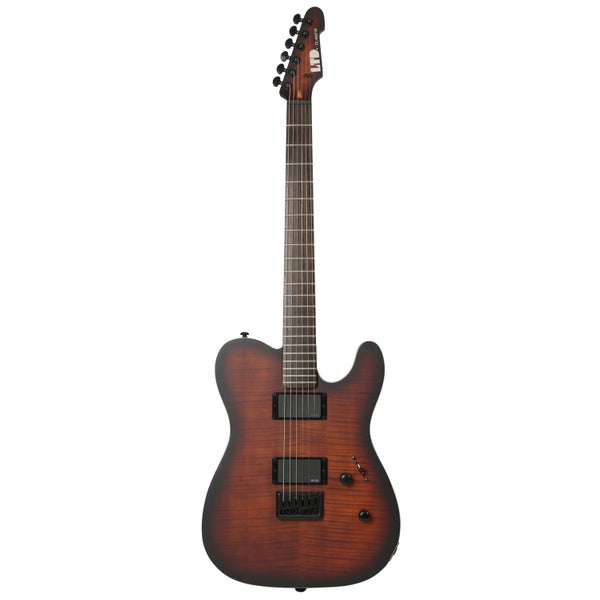 ESP LTD TE-406FM Dark Brown Sunburst Satin guitare électrique