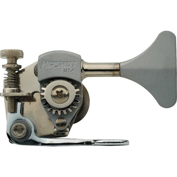 Hipshot HE6 - Bass Xtender for HB6 Ultralight, 1/2" Post, Y Key - Chrome
