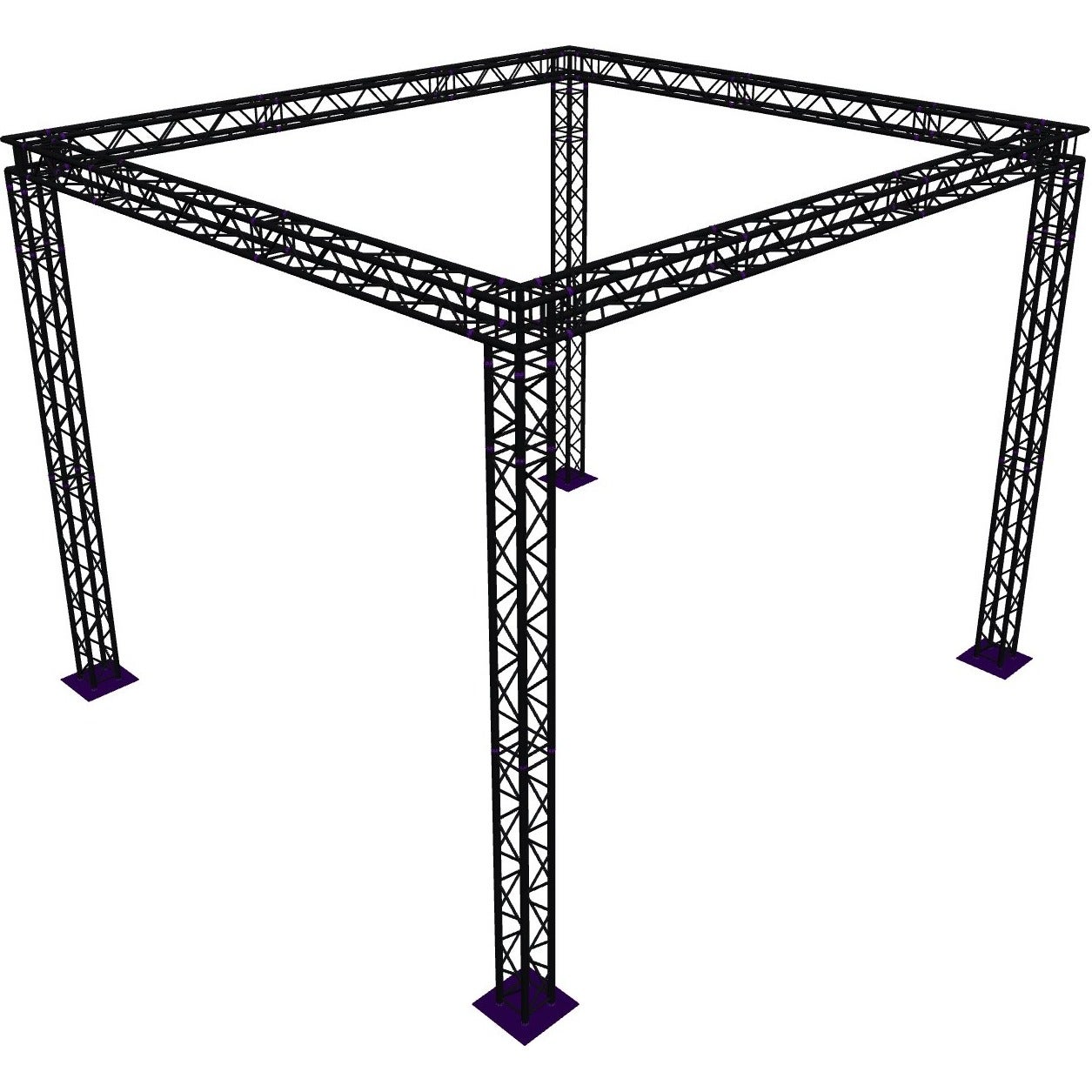 Altura FA34-CAR-6.5x6x5-BK Square truss, 6.5 x 6 x 5 metres, | Bax Music