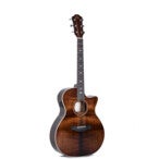 Sigma Guitars GWCE-2-BKW Special Edition Grand OM Cutaway Dark Stain Gloss guitare folk électro-acoustique