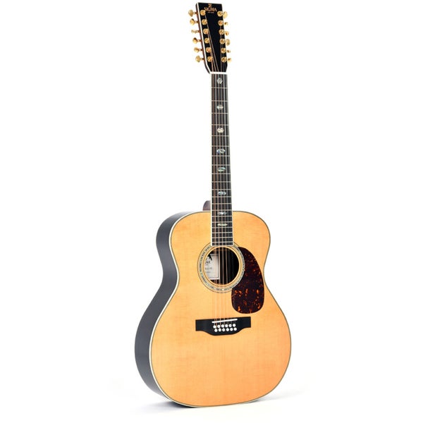 Sigma Guitars JR12-40E Standard Series Jumbo 12-String Polished Gloss guitare folk électro-acoustique 12 cordes