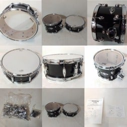 (B-Stock) Pearl EXX705NBR/C31 Export Jet Black (zonder statieven, bekkens en bassdrum-/floortom-vellen)