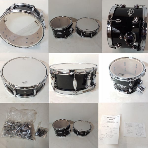 (B-Stock) Pearl EXX705NBR/C31 Export Jet Black (zonder statieven, bekkens en bassdrum-/floortom-vellen)