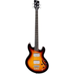 (B-Stock) RockBass Artist Line SklarBass I Vintage Sunburst Transparent High Polish Semi-Acoustic Bass Guitar