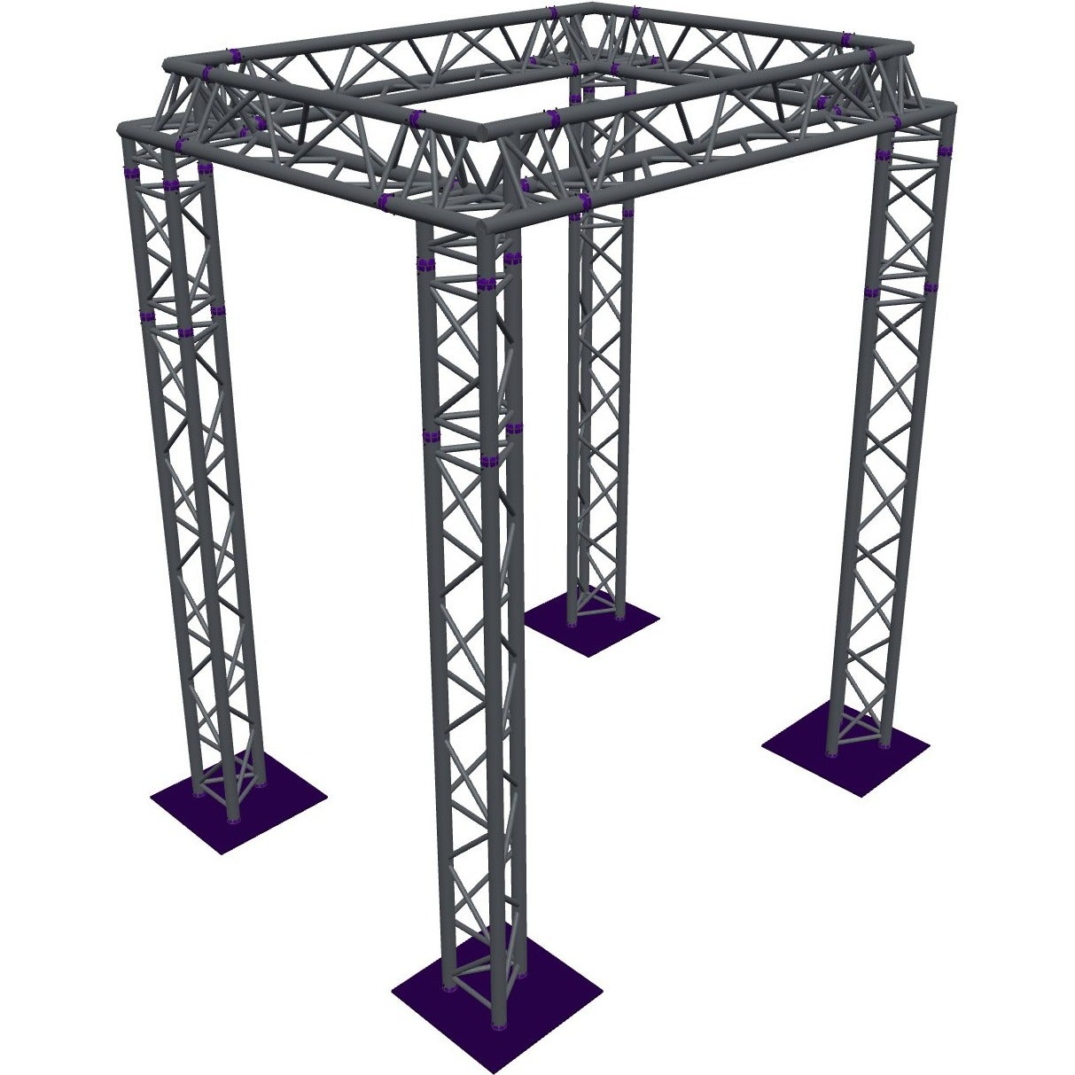 Altura FA33-CAR-2.5x2x3-AU-S square triangular truss, 2.5 x | Bax Music