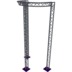 Altura FA33-CIRH-Ø2-H5.5-C21-AD-S ½cirkel, triangulär fackverkskonstruktion, Ø2×5,5 m, silver, 90°, spetsen nedåt