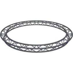 Altura FA33-CIR-Ø3-AD-S cirkel, triangulär fackverkskonstruktion, Ø3 m, hängande, silver, toppen nedåt