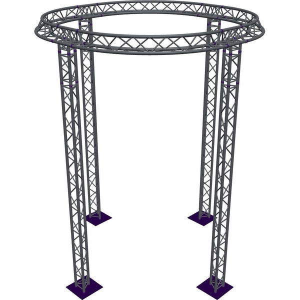 Altura FA33-CIR-Ø3-H5-AU-S trave triangolare circolare Ø3×5 m argento, vertice in alto