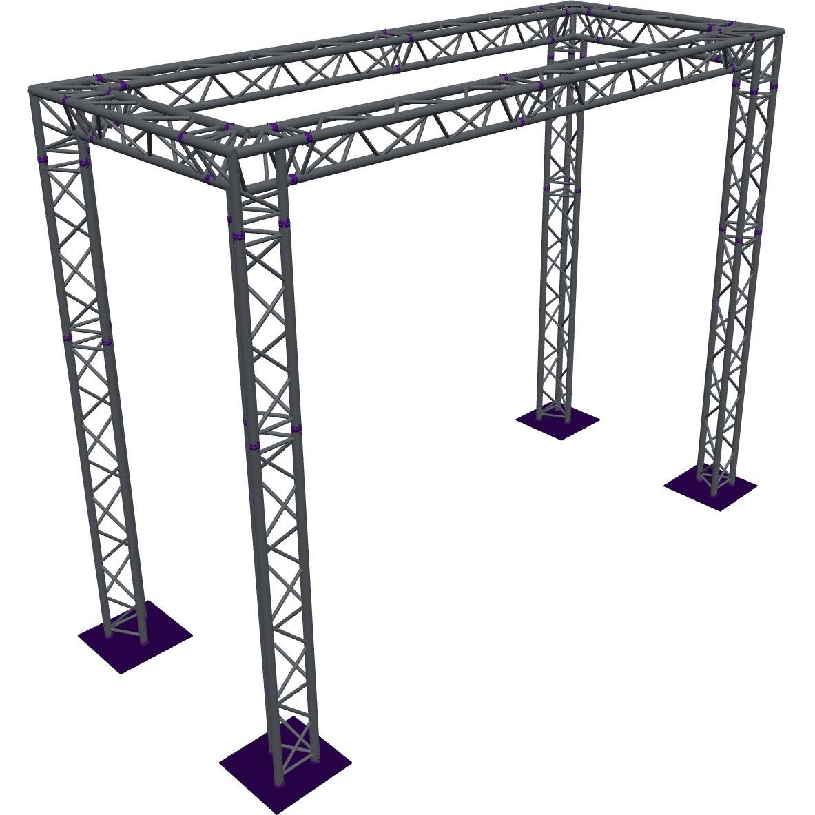 Altura FA33-CAR-4.5x2x3.5-AD-S square triangular truss, 4.5 | Bax Music