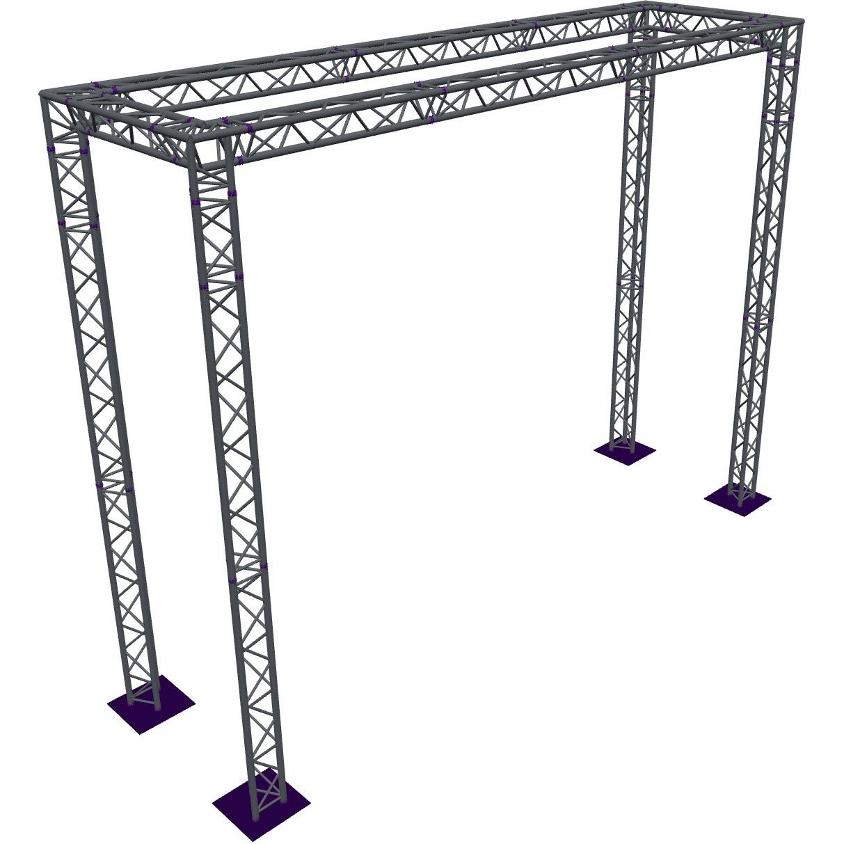 Altura FA33-CAR-6.5x2x5-AD-S square triangular truss, 6.5 x | Bax Music