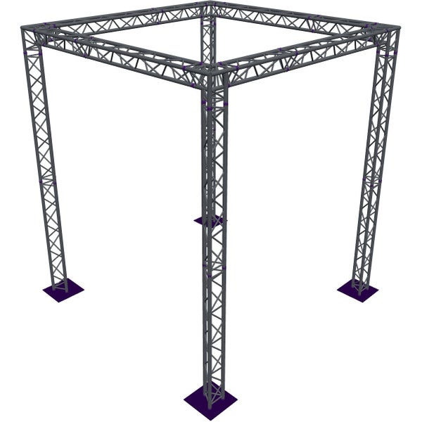 Altura FA33-CAR-4x4x4.5-AD-S square triangular truss, 4 x 4 | Bax Music