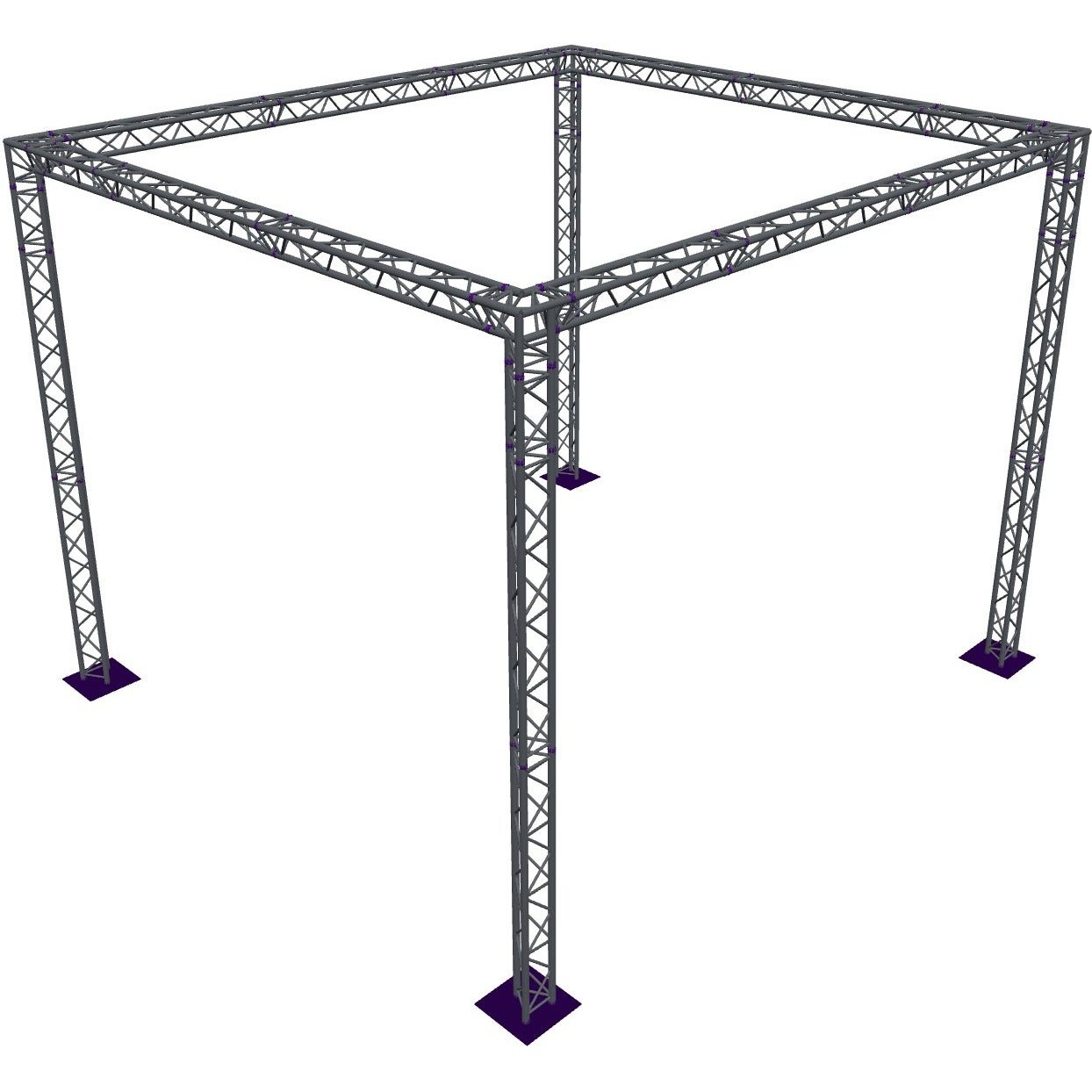 Altura FA33-CAR-6.5x6x5-AD-S square triangular truss, 6.5 x | Bax Music